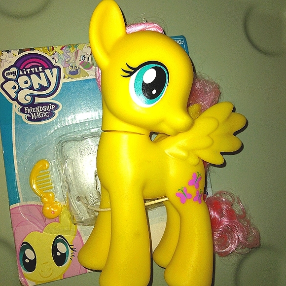 My Little Pony Toys Rare Large Oversized My Little Pony Fluttershy Yellow Pony Collectible